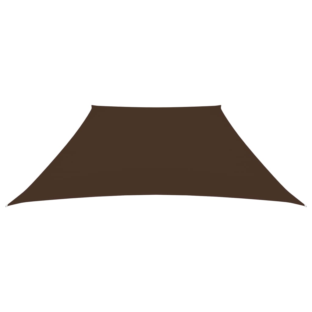 vidaXL Sonnensegel Oxford-Gewebe Trapezförmig 3/5x4 m Braun