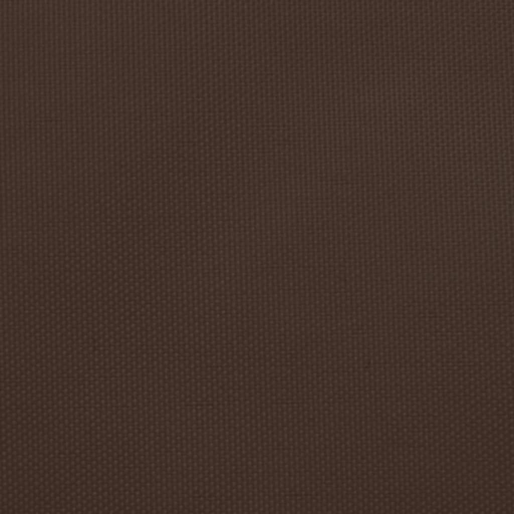 vidaXL Sonnensegel Oxford-Gewebe Trapezförmig 3/5x4 m Braun