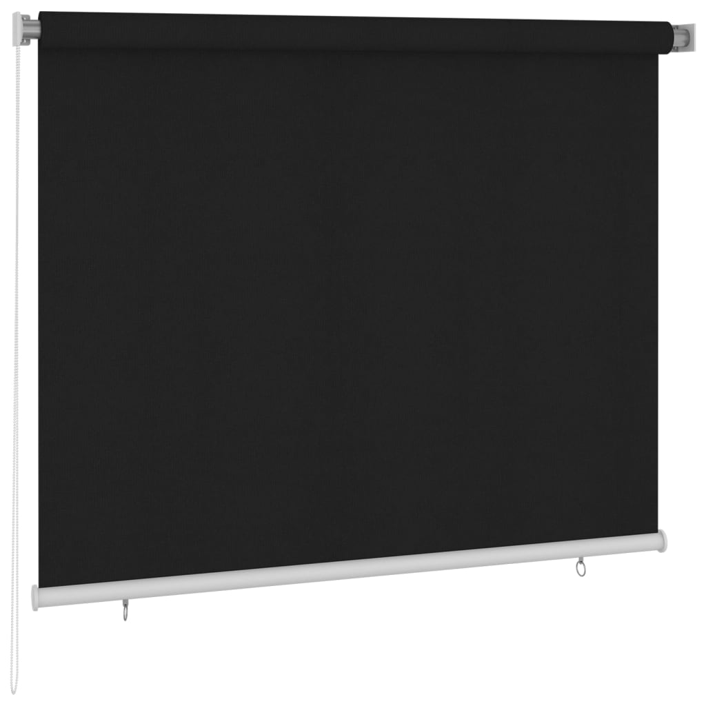 vidaXL Außenrollo 180x140 cm Schwarz