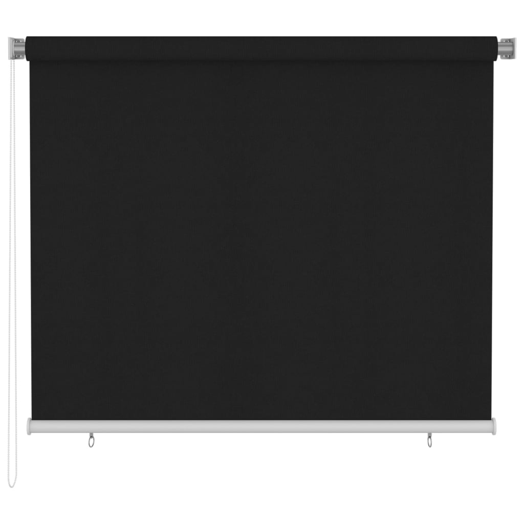vidaXL Außenrollo 180x140 cm Schwarz