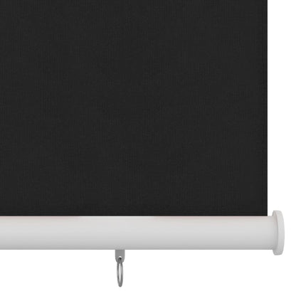 vidaXL Außenrollo 220x140 cm Schwarz