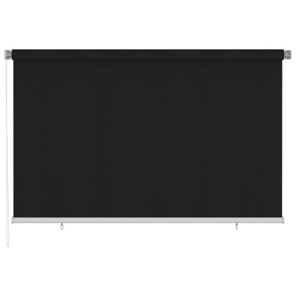 vidaXL Außenrollo 240x140 cm Schwarz