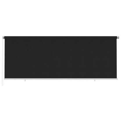 vidaXL Außenrollo 400x140 cm Schwarz HDPE