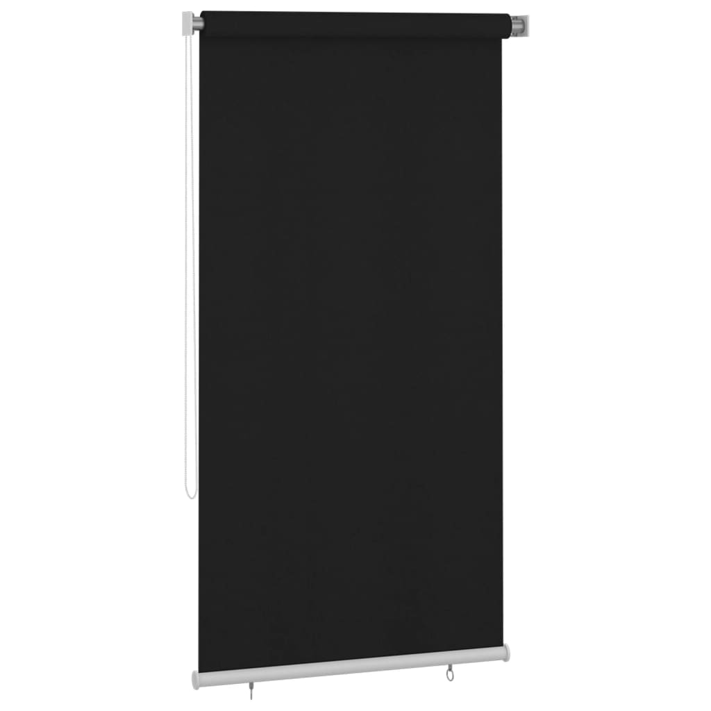 vidaXL Außenrollo 120x230 cm Schwarz