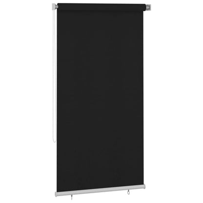 vidaXL Außenrollo 120x230 cm Schwarz