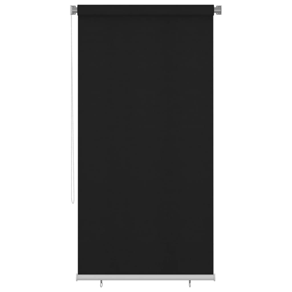 vidaXL Außenrollo 120x230 cm Schwarz