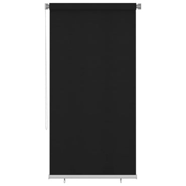 vidaXL Außenrollo 120x230 cm Schwarz