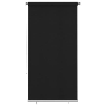 vidaXL Außenrollo 120x230 cm Schwarz
