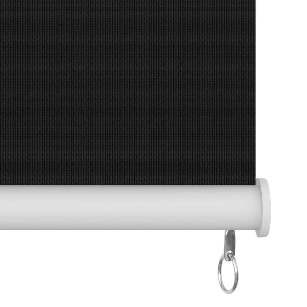 vidaXL Außenrollo 160x230 cm Schwarz