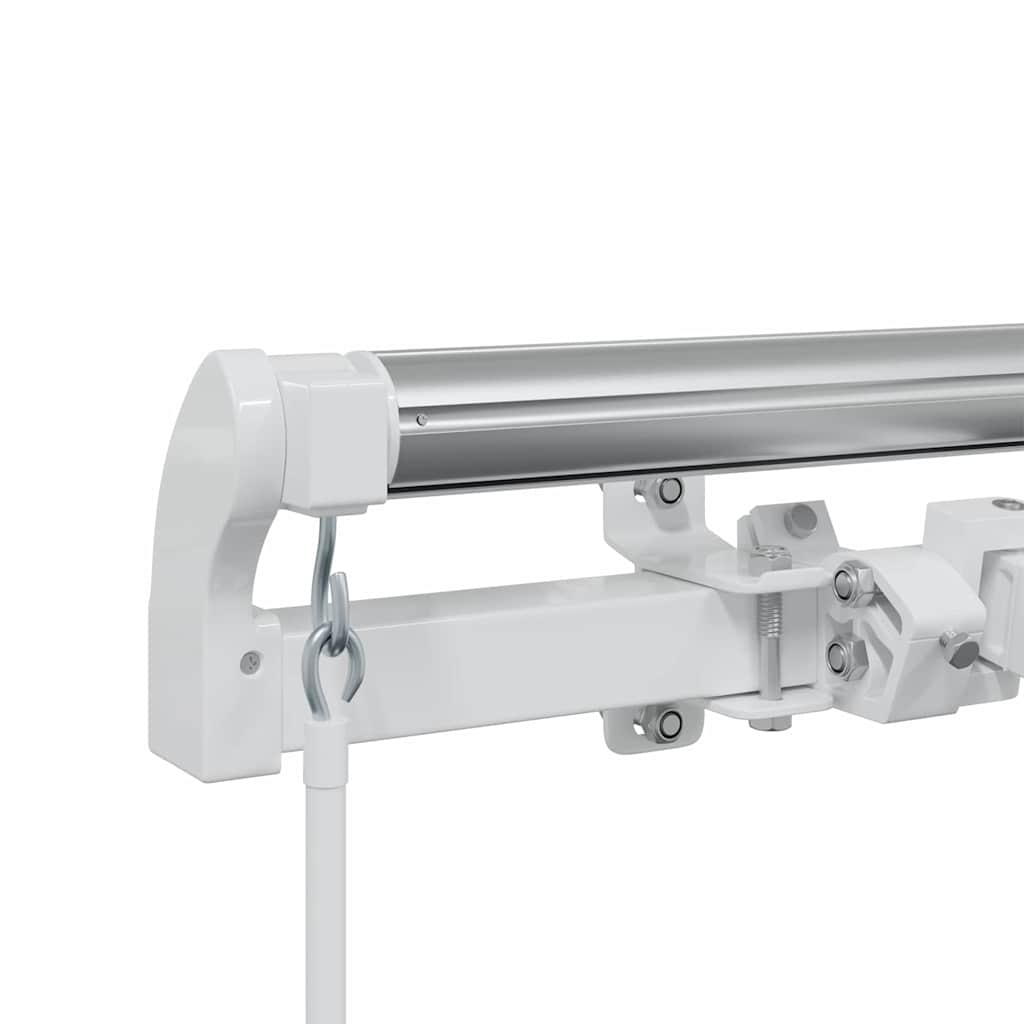 vidaXL Markisenrahmen Weiß 450 x 350 cm Aluminium