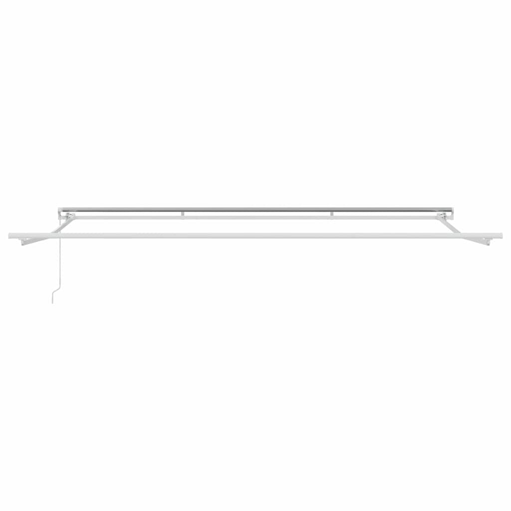 vidaXL Markisenrahmen Weiß 450 x 350 cm Aluminium