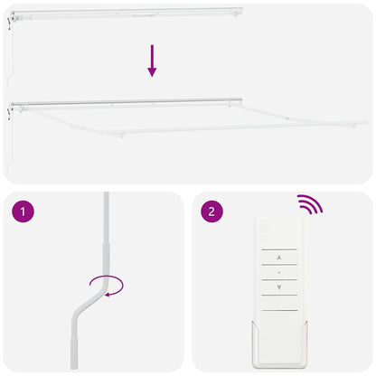 Markisenrahmen Weiß 400 x 350 cm Aluminium