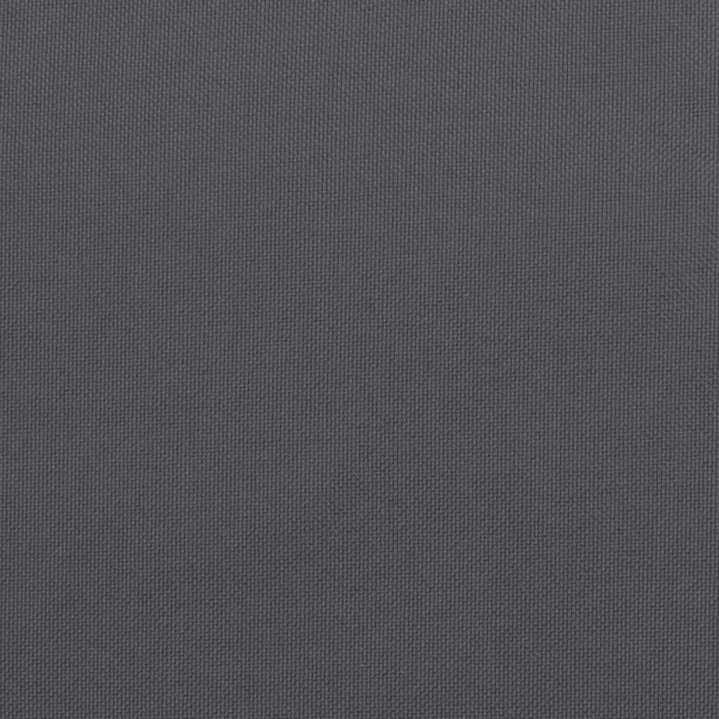 Gartenstuhl-Kissen 6 Stk. Anthrazit 50x50x3 cm Oxford-Gewebe
