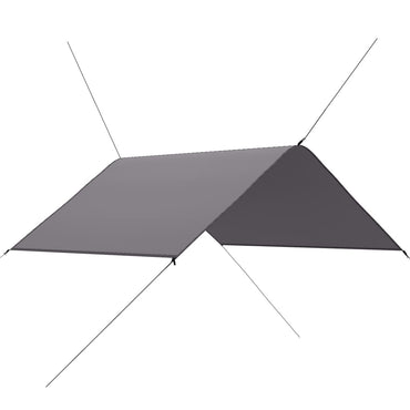 vidaXL Outdoor-Tarp 3x2,85 m Grau