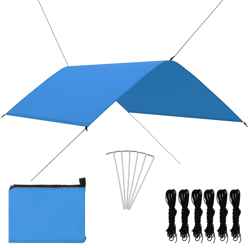 vidaXL Outdoor-Tarp 3x2 m Blau