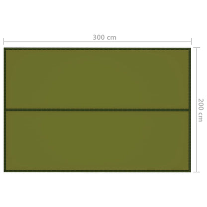 vidaXL Outdoor-Tarp 3x2 m Grün