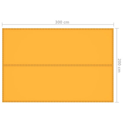 vidaXL Outdoor-Tarp 3x2 m Gelb
