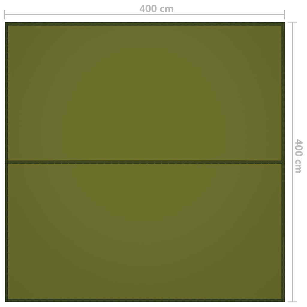 vidaXL Outdoor-Tarp 4x4 m Grün