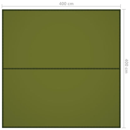 vidaXL Outdoor-Tarp 4x4 m Grün
