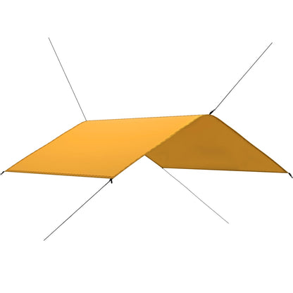 vidaXL Outdoor-Tarp 4x4 m Gelb