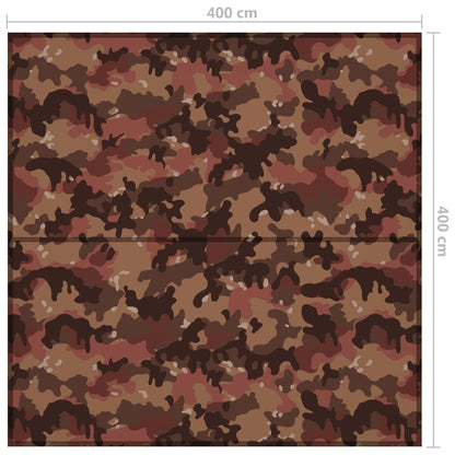 vidaXL Outdoor-Tarp 4x4 m Camouflage