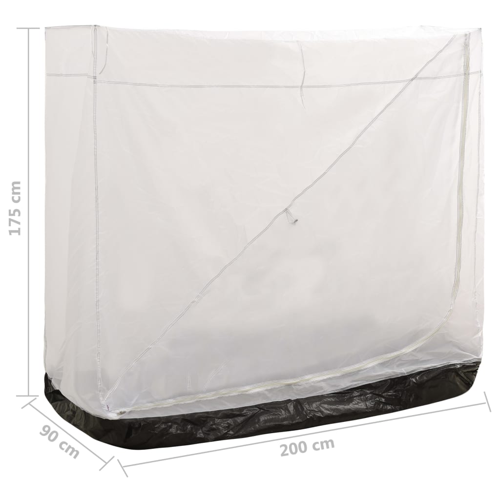 vidaXL Universal-Innenzelt Grau 200x90x175 cm