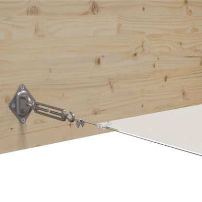 vidaXL Auvent Vertical Blanc 60x1000 cm Tissu Oxford
