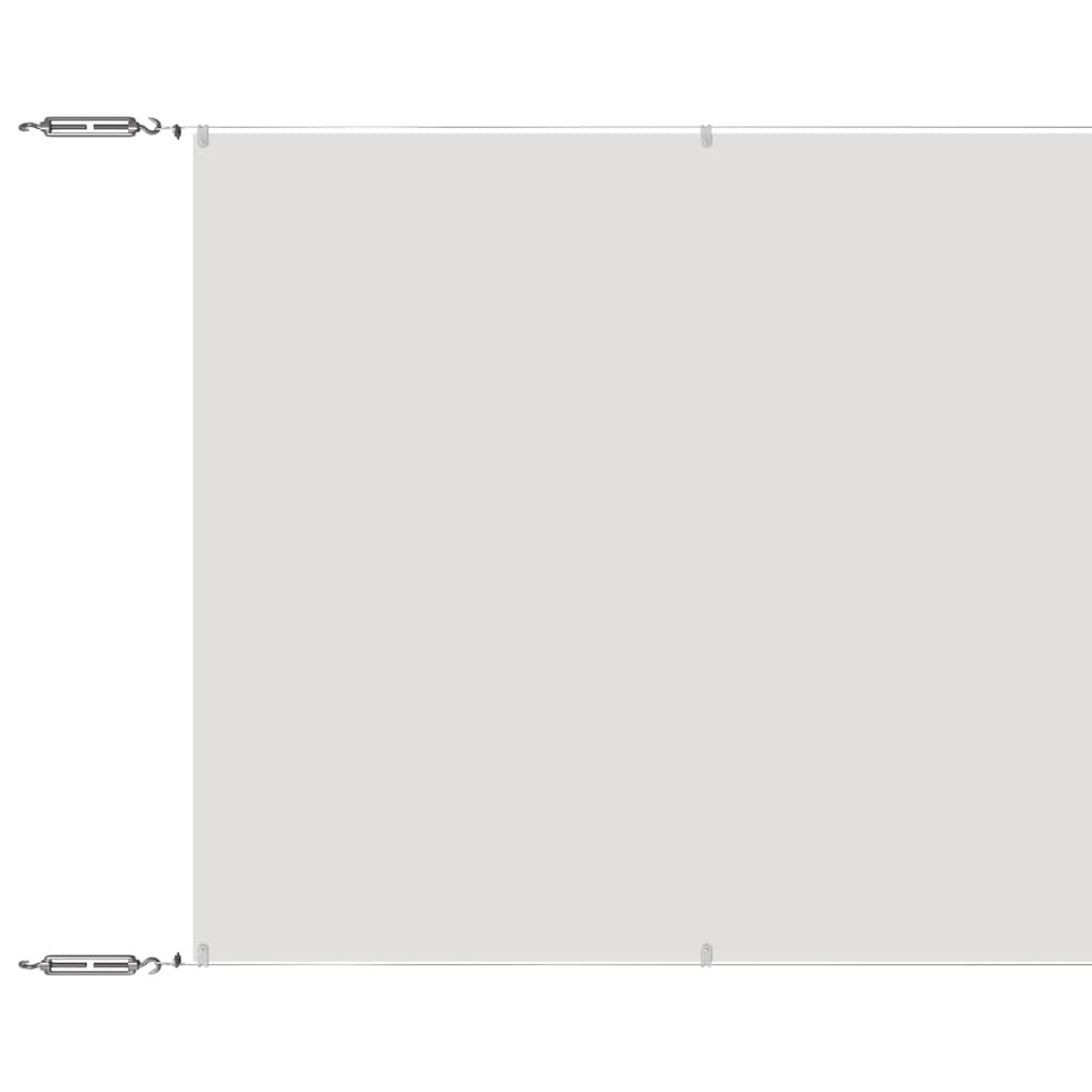 vidaXL Store vertical Blanc 100x800 cm Tissu Oxford