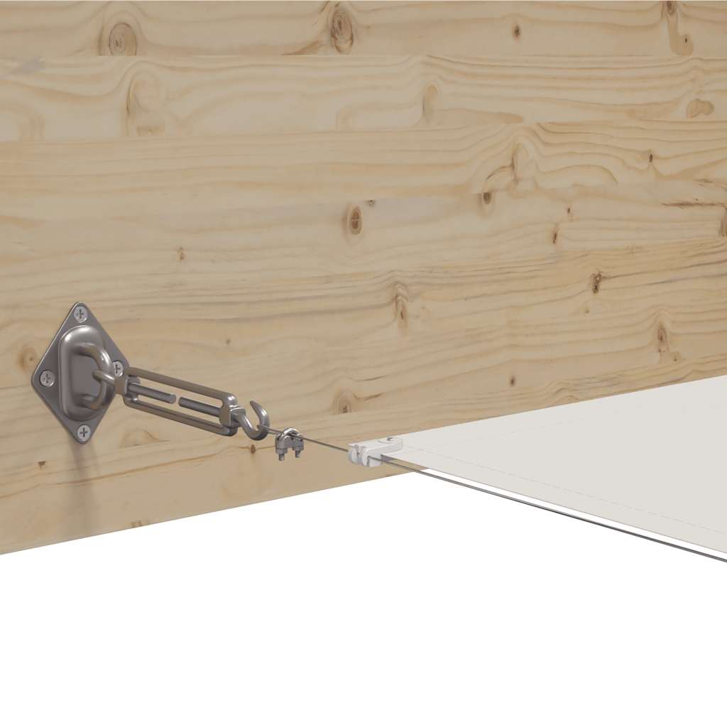 vidaXL Store vertical Blanc 100x800 cm Tissu Oxford