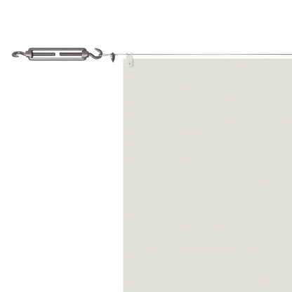 vidaXL Store vertical Blanc 100x800 cm Tissu Oxford