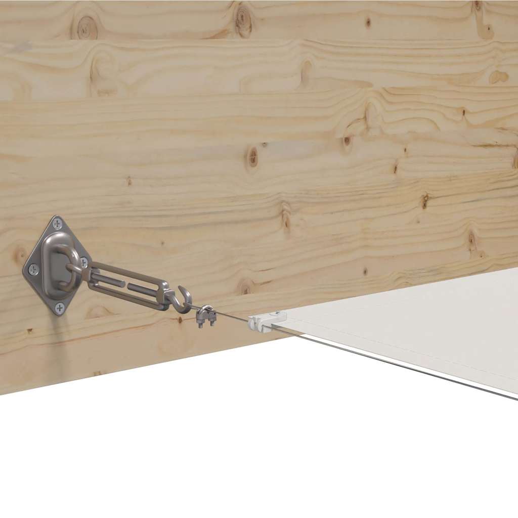 vidaXL Senkrechtmarkise Weiß 100x1000 cm Oxford-Gewebe