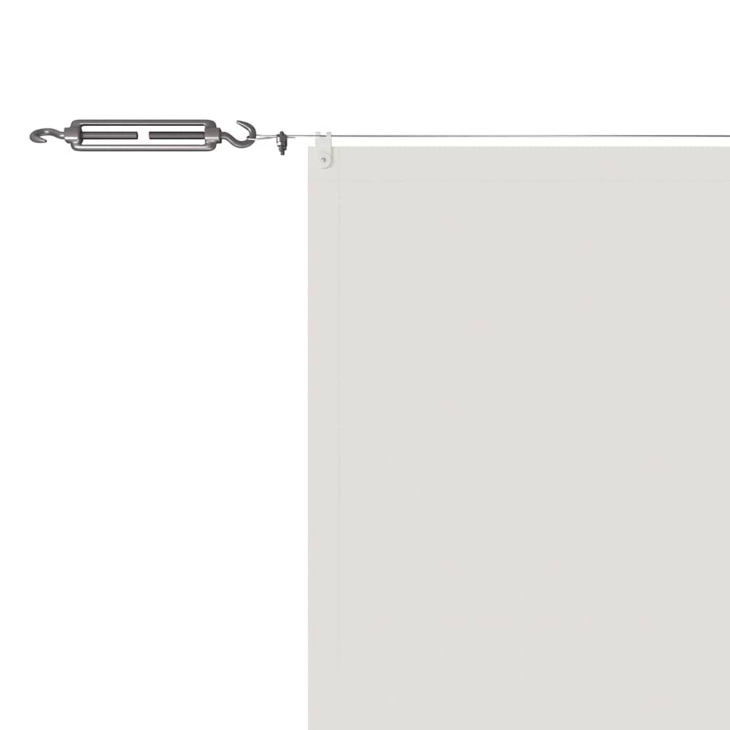 vidaXL Senkrechtmarkise Weiß 100x1000 cm Oxford-Gewebe