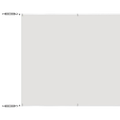 vidaXL Senkrechtmarkise Weiß 100x1200 cm Oxford-Gewebe