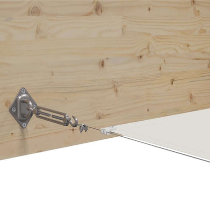 vidaXL Senkrechtmarkise Weiß 100x1200 cm Oxford-Gewebe