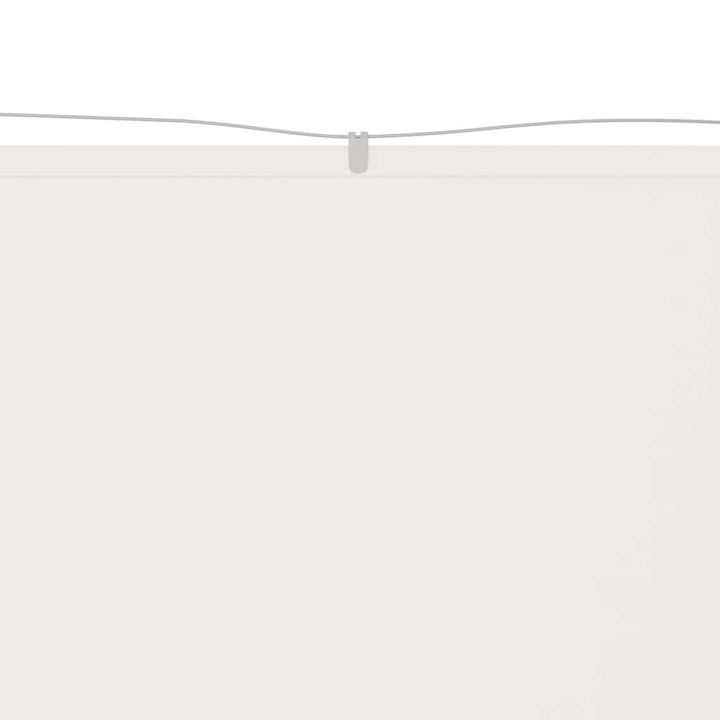 vidaXL Senkrechtmarkise Weiß 140x1200 cm Oxford-Gewebe