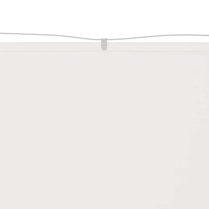 vidaXL Senkrechtmarkise Weiß 140x1200 cm Oxford-Gewebe