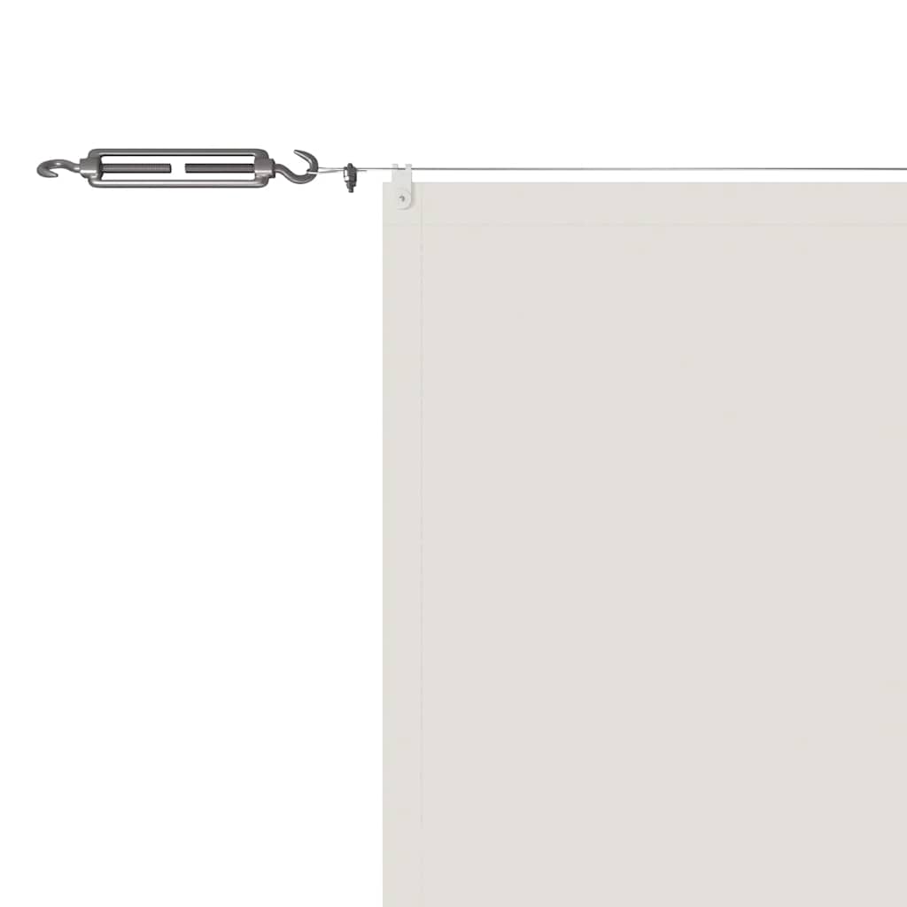 vidaXL Senkrechtmarkise Weiß 140x1200 cm Oxford-Gewebe