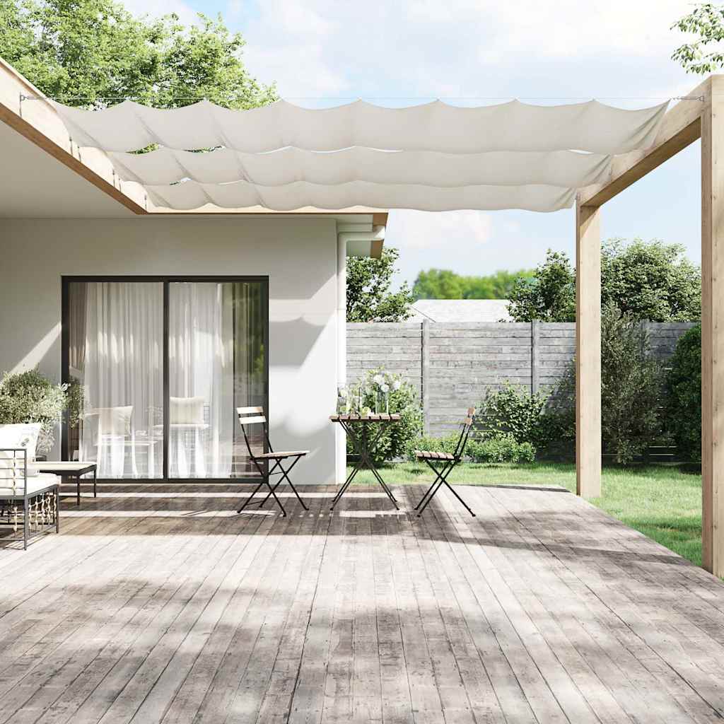 vidaXL Senkrechtmarkise Weiß 180x1000 cm Oxford-Gewebe