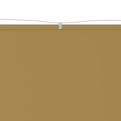 vidaXL Senkrechtmarkise Beige 60x800 cm Oxford-Gewebe
