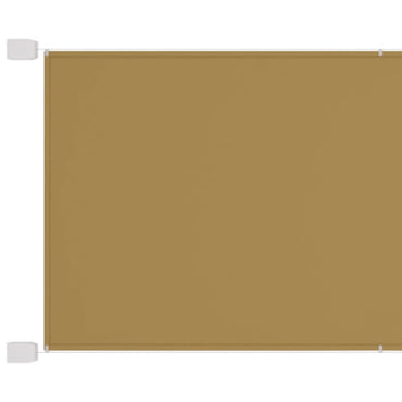vidaXL Senkrechtmarkise Beige 140x270 cm Oxford-Gewebe