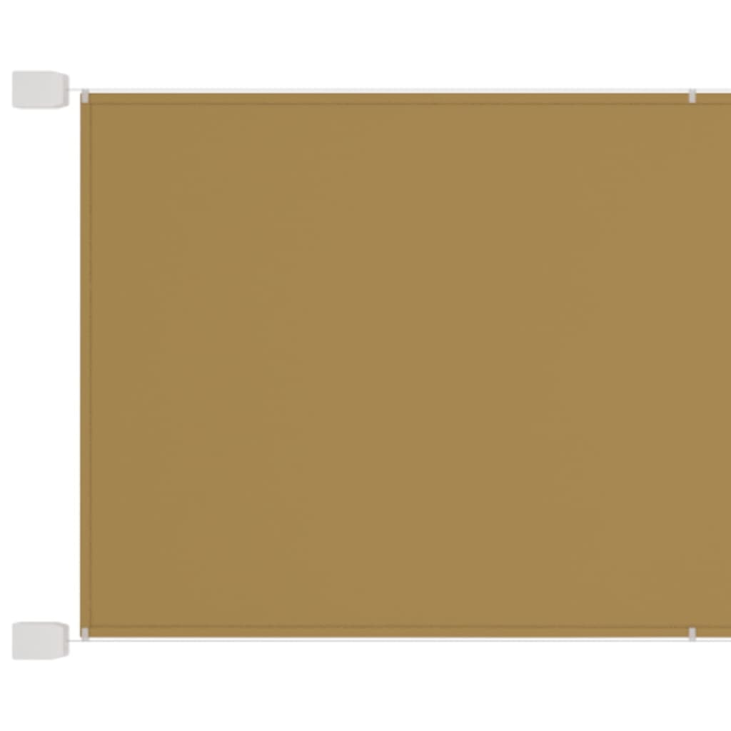 vidaXL Senkrechtmarkise Beige 140x420 cm Oxford-Gewebe