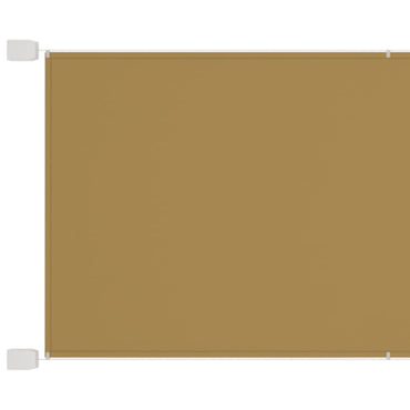vidaXL Senkrechtmarkise Beige 140x420 cm Oxford-Gewebe