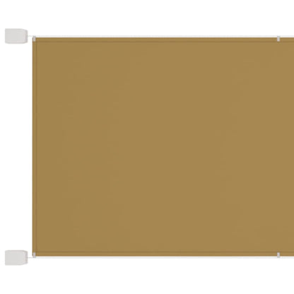 vidaXL Senkrechtmarkise Beige 140x420 cm Oxford-Gewebe