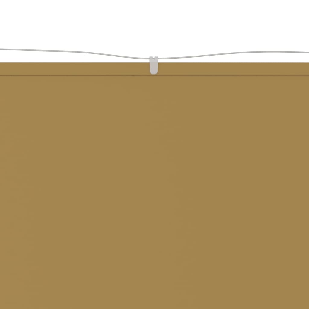 vidaXL Senkrechtmarkise Beige 140x420 cm Oxford-Gewebe