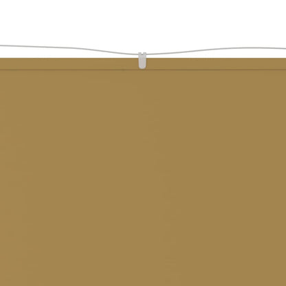 vidaXL Senkrechtmarkise Beige 140x420 cm Oxford-Gewebe