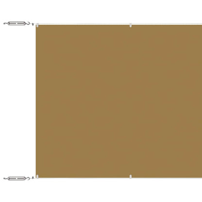 vidaXL Senkrechtmarkise Beige 140x800 cm Oxford-Gewebe