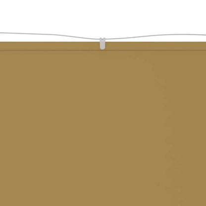 vidaXL Senkrechtmarkise Beige 140x800 cm Oxford-Gewebe