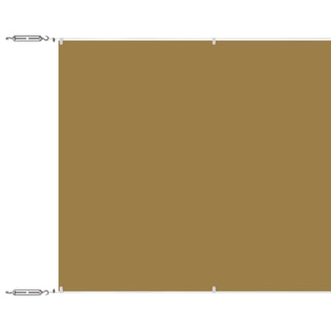 vidaXL Senkrechtmarkise Beige 140x1000 cm Oxford-Gewebe