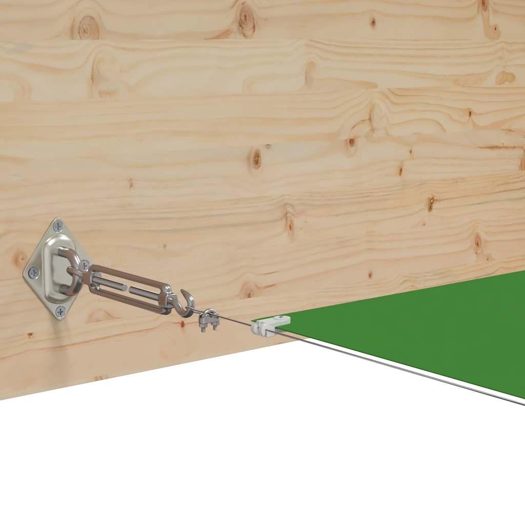 vidaXL Senkrechtmarkise Hellgrün 100x800 cm Oxford-Gewebe