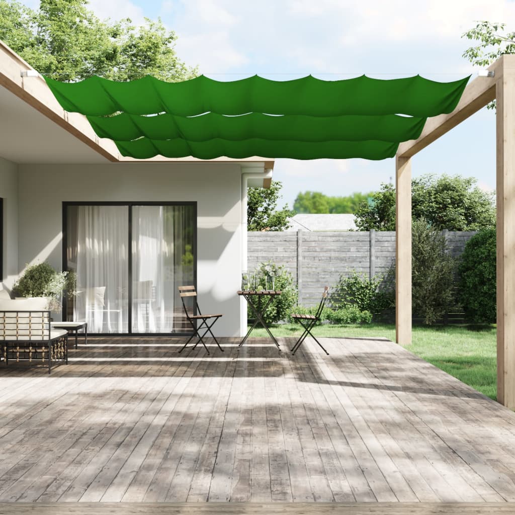 vidaXL Senkrechtmarkise Hellgrün 140x360 cm Oxford-Gewebe